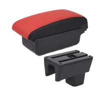 RORVECQ Pour Daihatsu Pour Terios Boîtier D'accoudoir Auto Console Centrale Pièces Intérieur Accessoires Avec USB(A5 Rouge noir Sans USB)