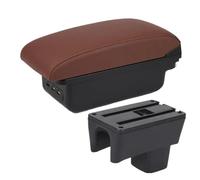 RORVECQ Pour Daihatsu Pour Terios Boîtier D'accoudoir Auto Console Centrale Pièces Intérieur Accessoires Avec USB(B6 marron 3USB)