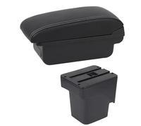 RORVECQ Pour F&ord Pour Focus 2 Mk2 2005 2006 2007-2011 Boîte À Accoudoir Auto Accoudoir Console Centrale Rangement Double Couche(Ligne blanche B1)