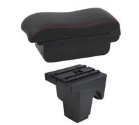 RORVECQ Pour F&ord Pour Focus 3 Mk3 2011 2012 2013 2014-2020 Boîte D'Accoudoir Voiture Repose-bras Console Centrale De Rangement(Ligne rouge B2)