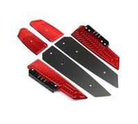 RORVECQ Pour Forza300 Pour Forza125 Pour Forza250 Pour Forza 125 250 300 MF13 Pédale moto Repose-pied Plaque de pied(ROUGE)