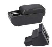 RORVECQ Pour Hyundai I10 Boîte Accoudoir Central De Voiture Boîte De Rangement Intérieur Pièces De Rechange Accessoire Auto(C3 Noir blanc SANS USB)