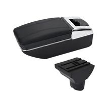RORVECQ Pour Hyundai I20 2012 Boîtier D'accoudoir Auto Pièces Intérieures Pièces De Rechange Boîte De Rangement Accessoire Voiture(Ligne noire A2 Pas d'USB)