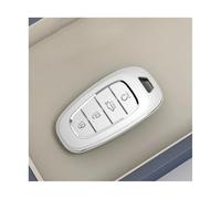 RORVECQ pour Hyundai pour Tucson pour Sonata pour Solaris pour Hybrid pour Nexo pour Santafe Coque Protection Clé Voiture TPU Porte-Clé(Blanc)