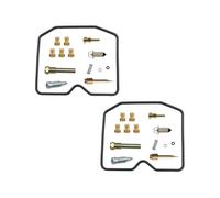 RORVECQ Pour KAWASAKI ER-5 ER500 1997 1998 1999 2000 2001 2002 2003 2004 2005 Réparation Du Carburateur Ensemble De Pièces De Piston Et De Flotteur(StyleB)