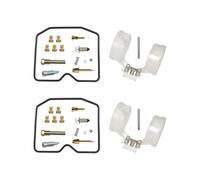 RORVECQ Pour KAWASAKI ER-5 ER500 1997 1998 1999 2000 2001 2002 2003 2004 2005 Réparation Du Carburateur Ensemble De Pièces De Piston Et De Flotteur(ModèleA)