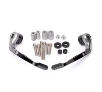 RORVECQ pour Kawasaki Z400 Z500 Z650 Z900 Z1000 Universel Moto CNC en Aluminium Accessoires Guidon Levier Protège-Mains Protecteur(Gris)