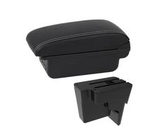 RORVECQ Pour Kia K3 BL7 2023 2024 2025 Accoudoir Central Boîte De Rangement Console Centrale Avec USB(B3 Noir blanc 3USB)