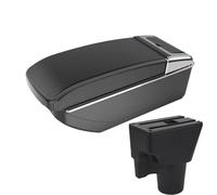 RORVECQ Pour Kia Pour Picanto Boîte D'accoudoir Pour Kia Pour Picanto 3X-Line Accoudoir Central Intérieur De Voiture Boîte D'accoudoir Central(B3 Black white NO USB)
