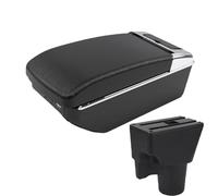 RORVECQ Pour Kia Pour Picanto Boîte D'accoudoir Pour Kia Pour Picanto 3X-Line Accoudoir Central Intérieur De Voiture Boîte D'accoudoir Central(A2 Black line7 USB)