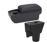 RORVECQ Pour Kia Pour Picanto Boîte D'accoudoir Pour Picanto Pour 3X-Line Boîte De Rangement Auto Pour Accoudoir Porte-gobelet Retrofit(B3 Noir blanc 6USB)