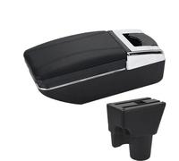 RORVECQ Pour Kia Pour Picanto Pour Picanto Pour 3X-Line Accoudoir Voiture Détails Intérieurs Pièces De Rechange Boîte De Rangement(Ligne noire A2 Pas d'USB)