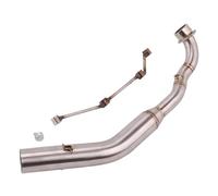 RORVECQ Pour KYMCO Pour Xciting 400 S400 400i 500 Silencieux D'échappement Avant Intermédiaire En Acier Inoxydable