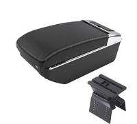 RORVECQ Pour Lada Pour Vesta Boîte D'accoudoir Pour Vesta SW SW Pour CROSS SPORT Boîte D'accoudoir Auto Console Centrale(A3 Noir blanc 7USB)