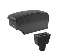 RORVECQ Pour LADA Pour XRAY Boîtier D'accoudoir Auto Boîte De Rangement Centrale Aménagement Intérieur Avec USB Accessoires Auto(A2 Black line7 USB)