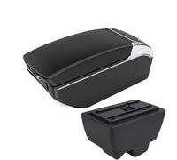 RORVECQ Pour Mahindra Pour Bolero Boîte À Accoudoir Universelle Boîte De Rangement Pour Accoudoir Central De Voiture Porte-gobelet Cendrier(Ligne noire 7USB)