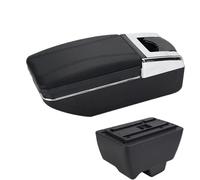RORVECQ Pour Mahindra Pour Bolero Boîte À Accoudoir Universelle Modifications De Rangement Central Auto Accessoires(Ligne noire A2 Pas d'USB)