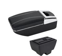 RORVECQ Pour Mahindra Pour Bolero Boîte À Accoudoir Universelle Modifications De Rangement Central Auto Accessoires(Ligne blanche A3 Pas d'USB)