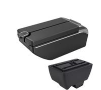 RORVECQ Pour Mahindra Pour Bolero Boîte À Accoudoir Universelle Modifications De Rangement Central Auto Accessoires(B2 Ligne noire 7USB)