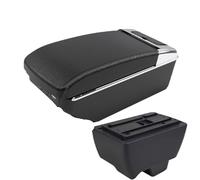 RORVECQ Pour Mahindra Pour Bolero Boîte Accoudoir Universelle Console Centrale Rangement Porte-gobelet Cendrier(A3 Noir blanc 7USB)