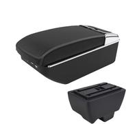 RORVECQ Pour Mahindra Pour Bolero Boîte D'accoudoir Accoudoir Central Universel Boîte Rangement Interface USB(A3 Noir blanc 7USB)