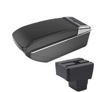 RORVECQ Pour Mazda 2 Skyactiv Version Pour CX-3 Boîte À Accoudoir Retrofit Boîte De Rangement D'accoudoir De Voiture Accessoires De Voiture(Ligne noire B2 SANS USB)