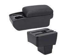 RORVECQ Pour MAZDA CX-3 Boîte D'accoudoir De Rénovation Pour Mazda 2 Skyactiv Version Cx3 Boîte De Rangement D'accoudoir Intérieur Accessoires Auto(C3 Noir blanc SANS USB)