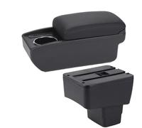 RORVECQ Pour MAZDA CX-3 Boîte D'accoudoir De Rénovation Pour Mazda 2 Skyactiv Version Cx3 Boîte De Rangement D'accoudoir Intérieur Accessoires Auto(B2 Ligne noire 6USB)