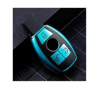 RORVECQ pour Mercedes pour Benz A B C E Class CLA GLA GLC GLK AMG W204 W205 W212 W463 W176 Coiffe De Clé Voiture en TPU Cuir(Vert)