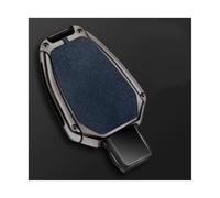 RORVECQ pour Mercedes pour Benz A C E S Class GLA CLA GLK GLC CLS W204 W463 W176 W251 W205 AMG Coque Clé Voiture en Alliage Zinc(Gray-Blue,Single)