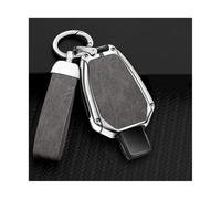 RORVECQ pour Mercedes pour Benz A C E S Class GLA CLA GLK GLC CLS W204 W463 W176 W251 W205 AMG Coque Clé Voiture en Alliage Zinc(Silver-Grey,1 Jeu)