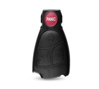 RORVECQ pour Mercedes pour Benz B C E ML S CLK CL W203 W211 W204 Clé sans Contact 2/3/4 Boutons Contrôle Coque Voiture Étui Télécommande(4 Boutons)