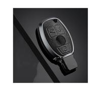 RORVECQ pour Mercedes pour Benz C-Class E-Class GLC300 L260 Le300l Porte-Clés De Voiture en Métal Alliage D'Aluminium Style Affaires(Noir)