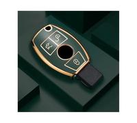 RORVECQ pour Mercedes pour Benz Classe A C E S G CLA GLA GLK GLC CLS W204 W463 W176 W251 W205 AMG Coque Étui Boîtier Clé Voiture TPU(Dark Green)