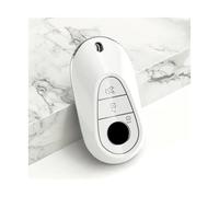 RORVECQ pour Mercedes pour Benz Classe C S W206 W223 S350 C260 C300 S400 S450 S500 Accessoire Coque De Protection pour Clé Voiture TPU(Blanc)