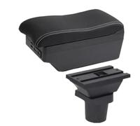 RORVECQ Pour Mitsubishi Pour Colt Z30 Boîtier D'accoudoir Pour Colt Accoudoir Voiture Boîte De Rangement Centrale Avec USB(C white line 7USB)