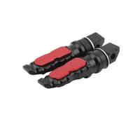 RORVECQ Pour Motos Cyclomoteurs Karts Scooters Trou De 8 Mm Universel Pattes De Pied Arrière Passager Moto En Aluminium Repose-Pieds Scooter(ROUGE)