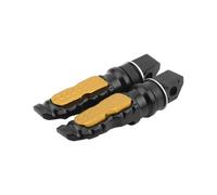 RORVECQ Pour Motos Cyclomoteurs Karts Scooters Trou De 8 Mm Universel Pattes De Pied Arrière Passager Moto En Aluminium Repose-Pieds Scooter(Or)