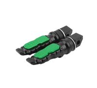RORVECQ Pour Motos Cyclomoteurs Karts Scooters Trou De 8 Mm Universel Pattes De Pied Arrière Passager Moto En Aluminium Repose-Pieds Scooter(Vert)