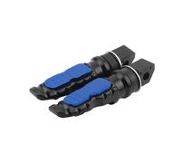 RORVECQ Pour Motos Cyclomoteurs Karts Scooters Trou De 8 Mm Universel Pattes De Pied Arrière Passager Moto En Aluminium Repose-Pieds Scooter(Bleu)