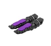 RORVECQ Pour Motos Cyclomoteurs Karts Scooters Trou De 8 Mm Universel Pattes De Pied Arrière Passager Moto En Aluminium Repose-Pieds Scooter(Violet)