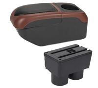 RORVECQ Pour N&issan Pour Tiida Boîte D'accoudoir Pour Sylphy Pour Tiida C11 Pour Latio Boîte D'accoudoir Auto Intérieure Boîte D'accoudoir Centrale(Black Curry)