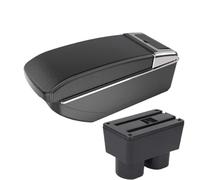 RORVECQ Pour N&issan Pour Tiida C11 Pour Latio Pour Sylphy Boîte À Accoudoir Pour Voiture Boîtier De Rangement Central Intérieur Accessoires Auto(B3 Black white NO USB)