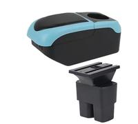 RORVECQ Pour Nissan Pour NV200 Boîte D'accoudoir Pour NV200 Evalia Boîte De Rangement Bras De Voiture Pièces Retrofit Intérieur Accessoires Auto(Black-blue 6USB)