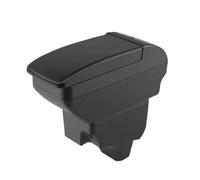 RORVECQ Pour Peugeot 2008 Accoudoir Pour Peugeot 208 Boîte À Accoudoir Auto 2019-2024 Pièces Retrofit Boîte De Rangement Accessoires(Ligne noire A2 Pas d'USB)