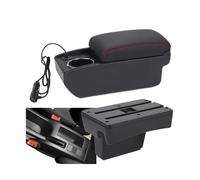 RORVECQ Pour Peugeot 307 2001 2002 2003 2004 2005-2008 Boîte À Accoudoir Auto Boîte De Rangement Surélevée Détails Intérieurs(A1 Charge rapide)