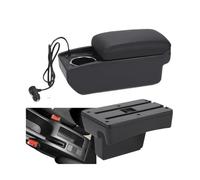 RORVECQ Pour Peugeot 307 2001 2002 2003 2004 2005-2008 Boîte À Accoudoir Auto Boîte De Rangement Surélevée Détails Intérieurs(Charge rapide A2)