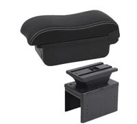 RORVECQ Pour R&enault Pour Captur Pour Clio 5 Boîtier D'accoudoir Auto Boîte De Rangement Centrale Pour R&enault Pour Clio 5 Boîtier D'accoudoir(A3 Black white NO USB)