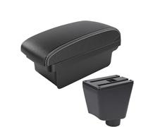 RORVECQ Pour R&enault Pour Clio IV 2012 2013 2014 2015-2019 Boîte De Rangement D'accoudoir Central Pièces Auto Intérieures(A3 Black white NO USB)
