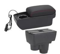 RORVECQ Pour R&enault Pour Duster Accoudoir Pour Dacia Pour Duster Accoudoir Auto 2019-2024 Boîte De Rangement Intérieur Retrofit(A1 Charge rapide)